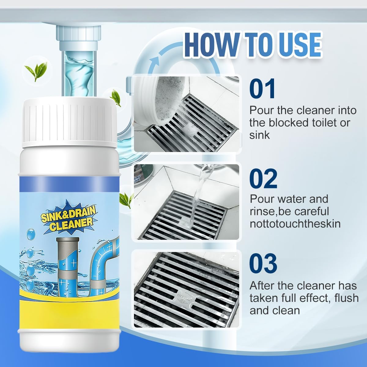 Drain Cleaning Powder